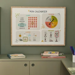4MURS Tableau embelli MON CALENDRIER PERPÉTUEL multicolore - 4MURS