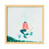 4MURS Tableau embelli SIRENINA coloris bleu - 4MURS