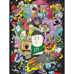 4MURS Tableau en verre STREET ART 70 x 100 cm - 4MURS