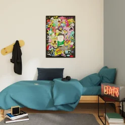 4MURS Tableau en verre STREET ART 70 x 100 cm - 4MURS
