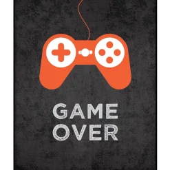 4MURS Tableau GAME OVER coloris noir - 4MURS