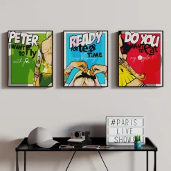 4MURS Tableau PRINCESSES coloris vert - 4MURS