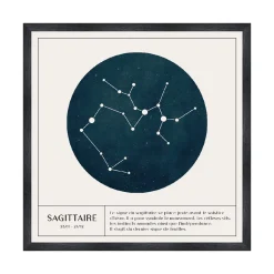 4MURS Tableau SAGITTAIRE coloris blanc - 4MURS