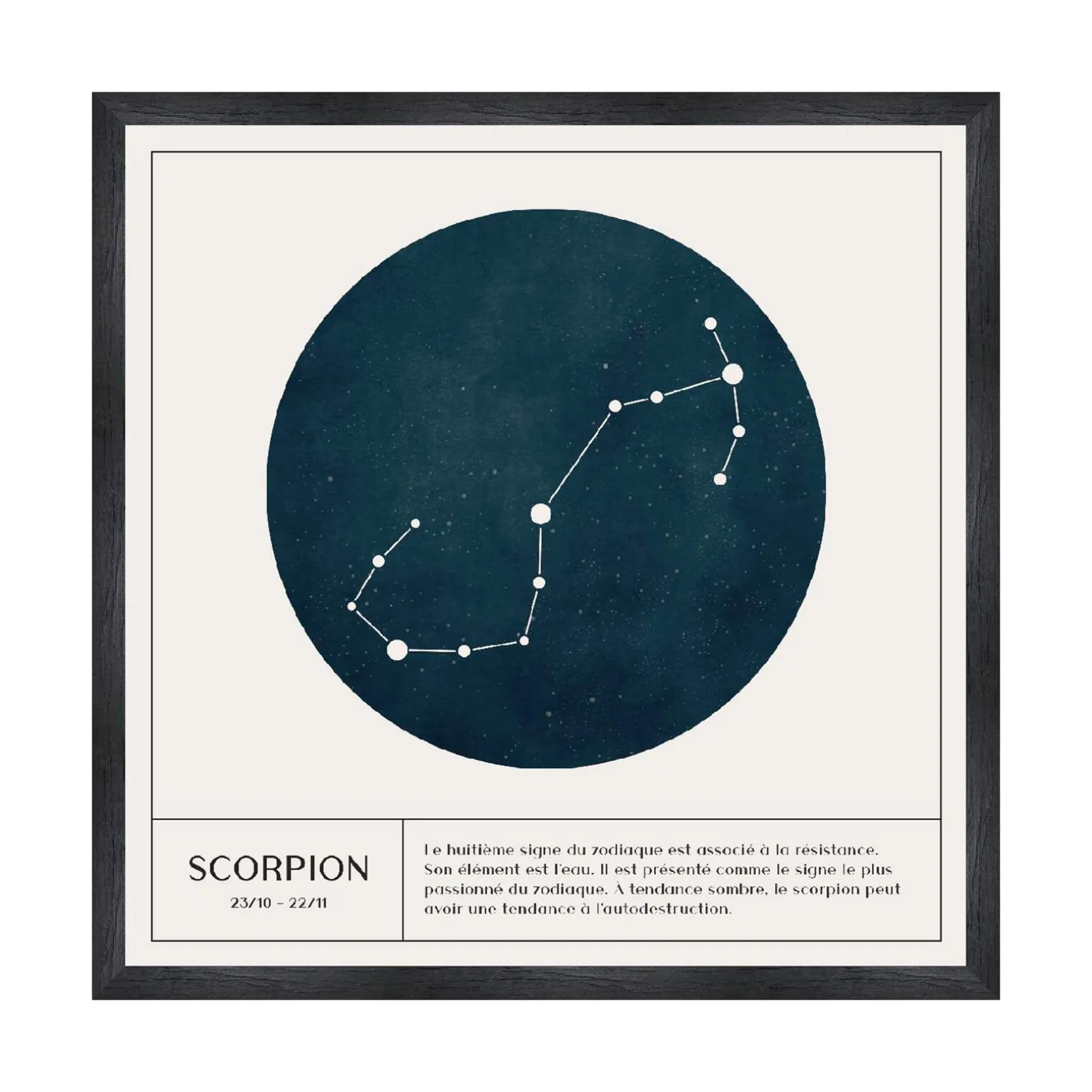 4MURS Tableau SCORPION coloris blanc - 4MURS