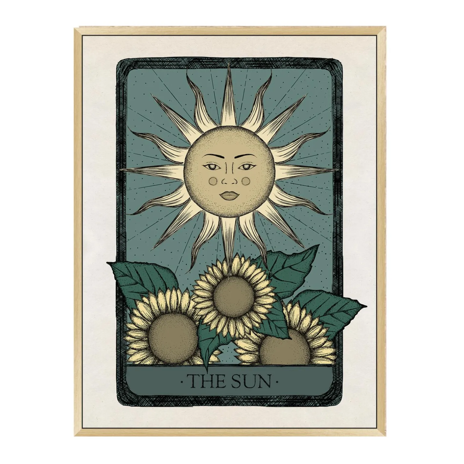 4MURS Tableau SUN coloris vert - 4MURS