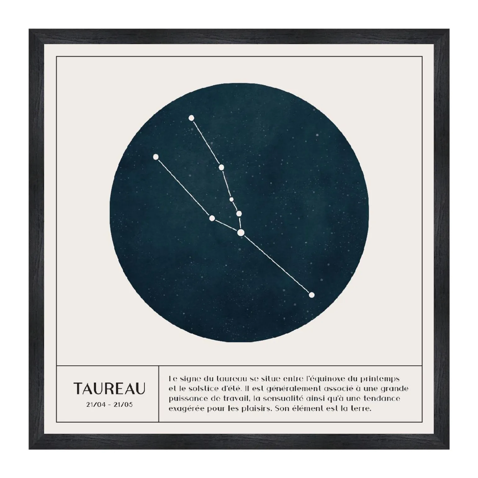 4MURS Tableau TAUREAU coloris blanc - 4MURS