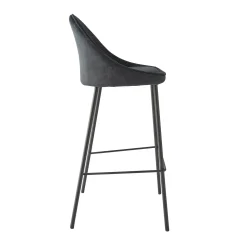 4MURS Tabouret de bar CAITLYNE coloris noir - 4MURS