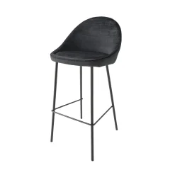 4MURS Tabouret de bar CAITLYNE coloris noir - 4MURS