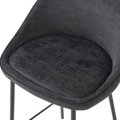 4MURS Tabouret de bar CAITLYNE coloris noir - 4MURS