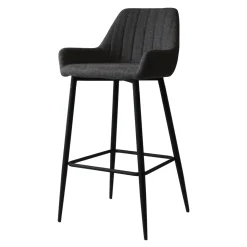 4MURS Tabouret de bar CASSIA coloris gris chiné - 4MURS