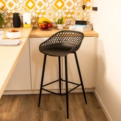 4MURS Tabouret de bar HEWITT coloris noir - 4MURS