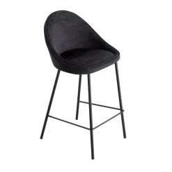 4MURS Tabouret de plan de travail CAITLYNE coloris noir - 4MURS