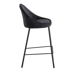 4MURS Tabouret de plan de travail CAITLYNE coloris noir - 4MURS