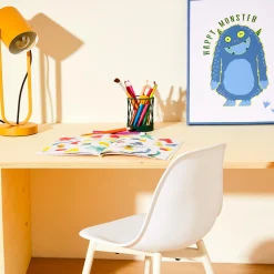 4MURS Toile embellie CUTE MONSTER 30 x 40 cm bleu - 4MURS