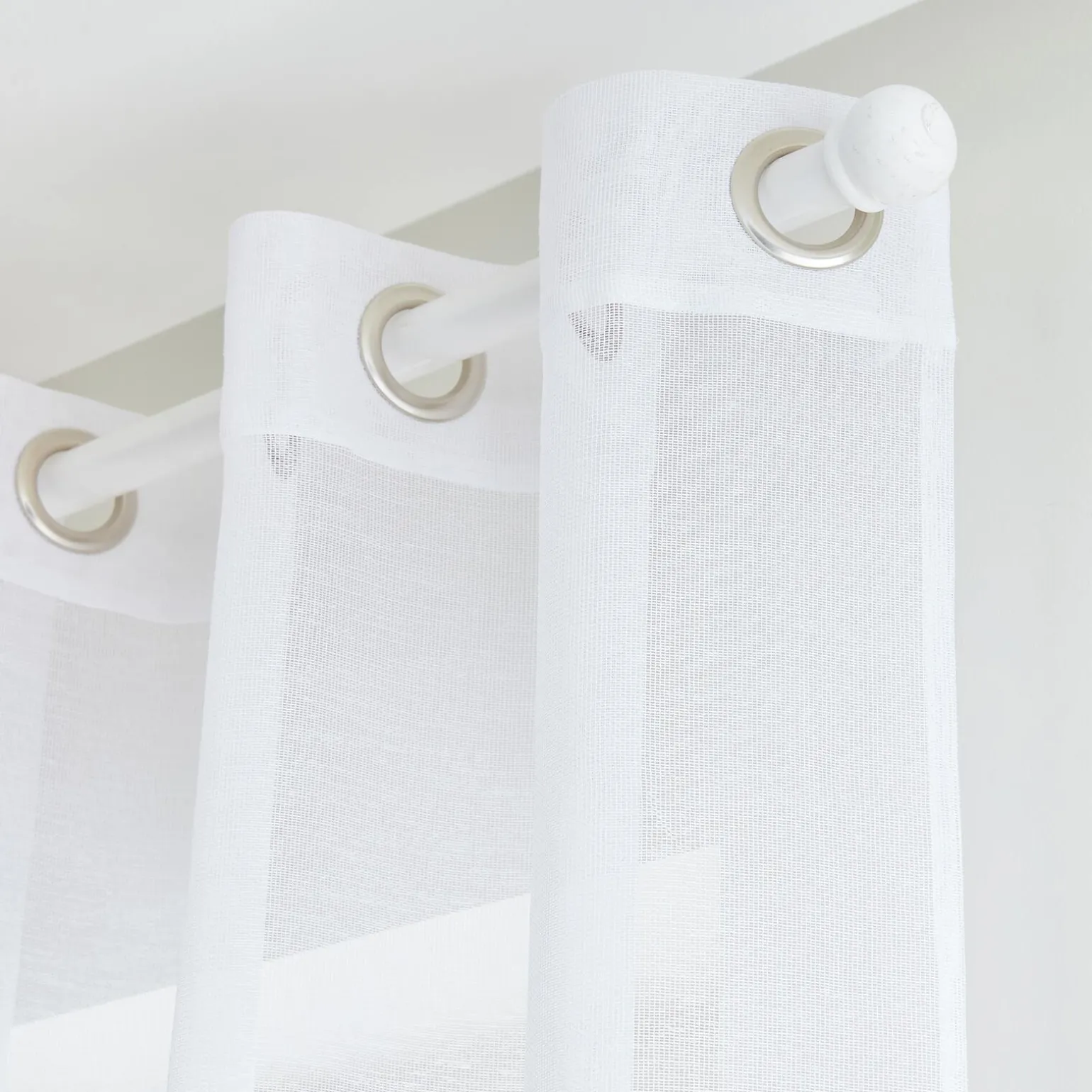 4MURS Voilage CANOAS coloris blanc 140 x 260 cm - 4MURS