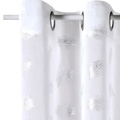 4MURS Voilage FUEGO coloris blanc 140 x 240 cm - 4MURS