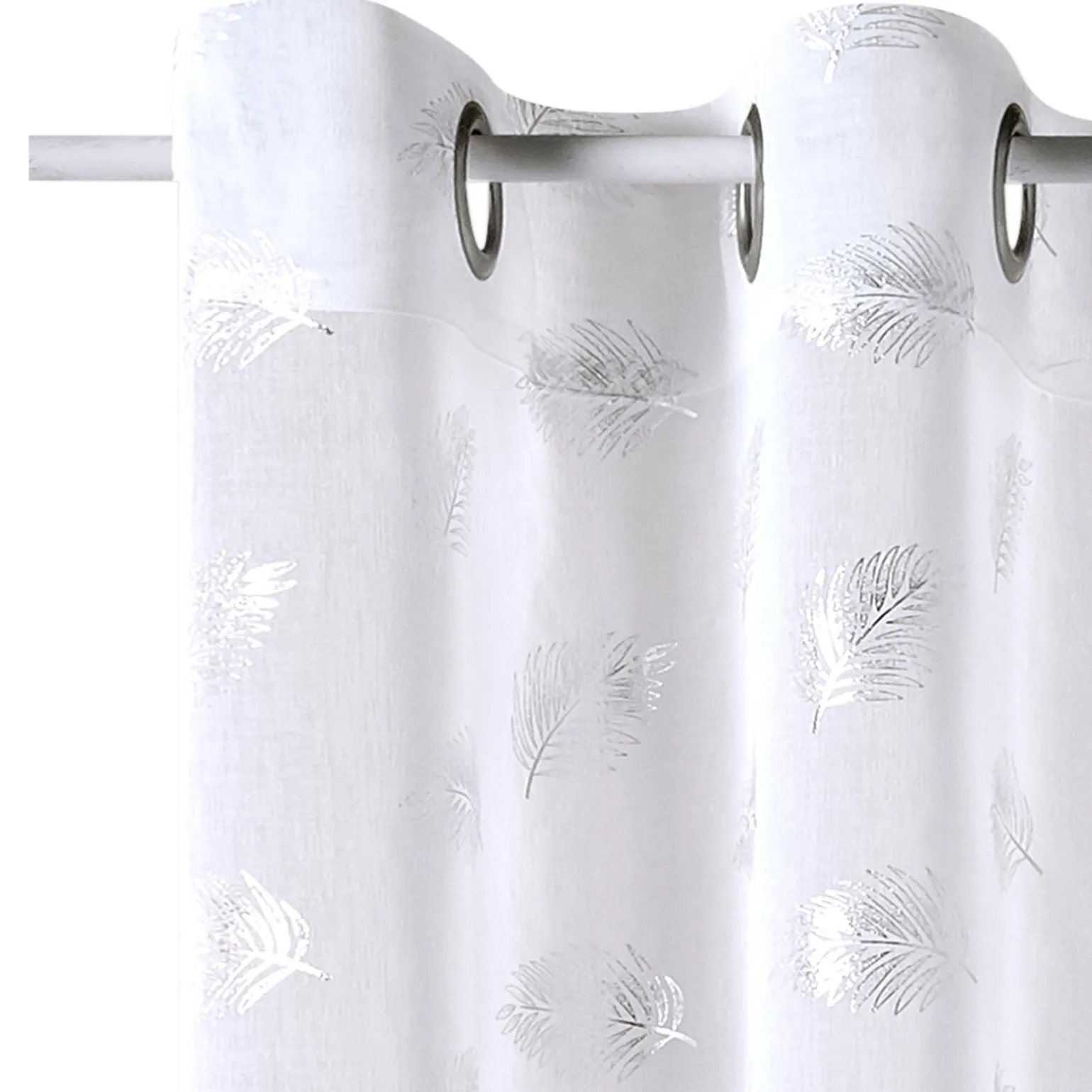 4MURS Voilage FUEGO coloris blanc 140 x 240 cm - 4MURS