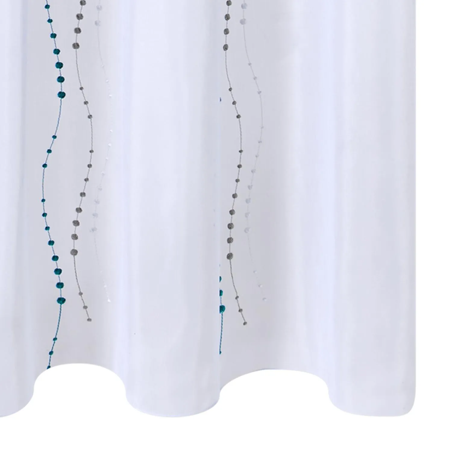 4MURS Voilage LYANA coloris bleu paon 140 x 240 cm - 4MURS