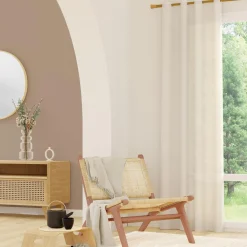 4MURS Voilage MANADE coloris ivoire 140 x 240 cm - 4MURS