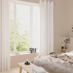 4MURS Voilage MORA coloris blanc 140 x 240 cm - 4MURS