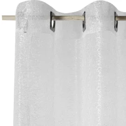 4MURS Voilage NEW ZIG ZAG coloris blanc 140 x 240 cm - 4MURS
