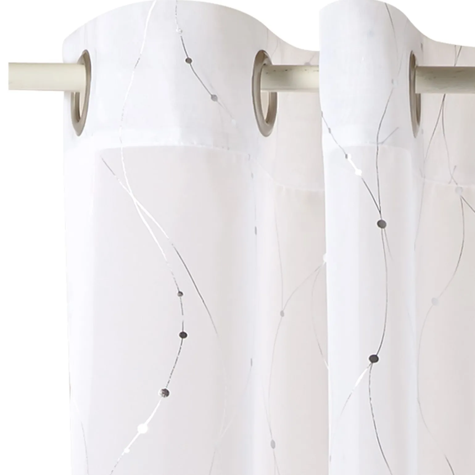 4MURS Voilage PLATINIUM coloris blanc 140 x 240 cm - 4MURS