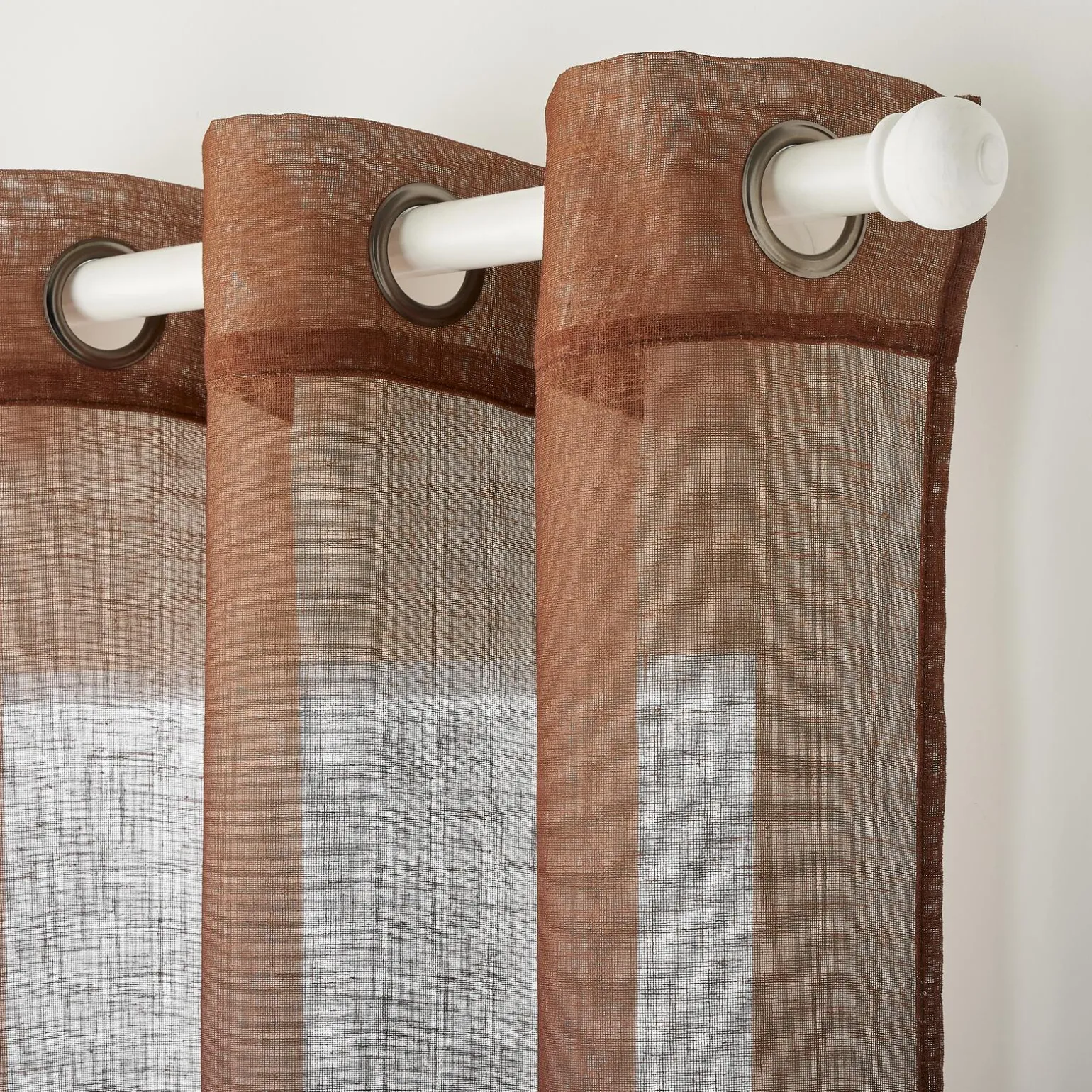 4MURS Voilage SBARI coloris cognac 140 x 240 cm - 4MURS