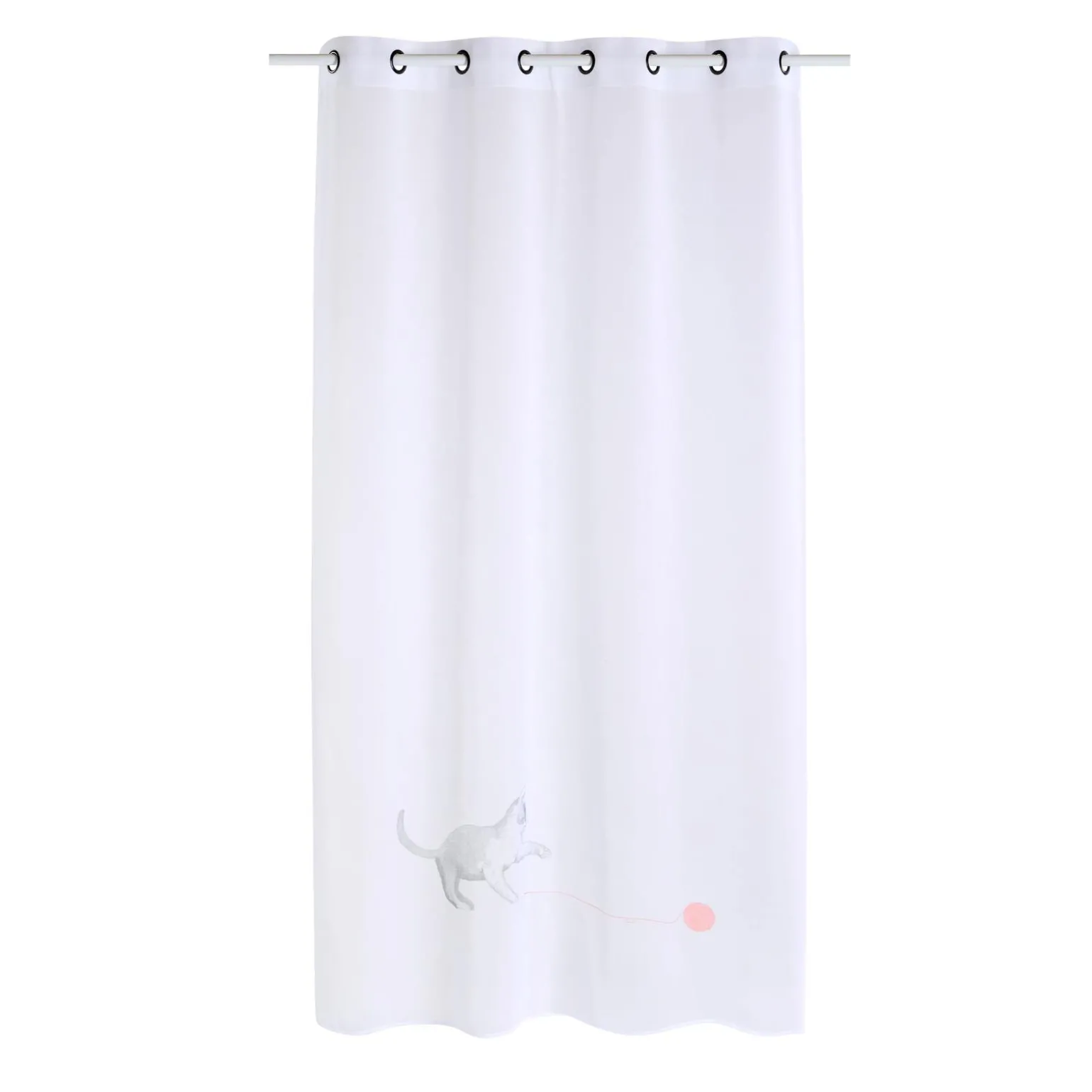 4MURS Voilage TITOU coloris gris 140 x 240 cm - 4MURS