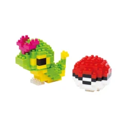 NANOBLOCK Jeu de construction CHENIPAN RAUPY & POKEBALL - 4MURS