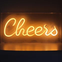 Néon CHEERS coloris blanc chaud - 4MURS