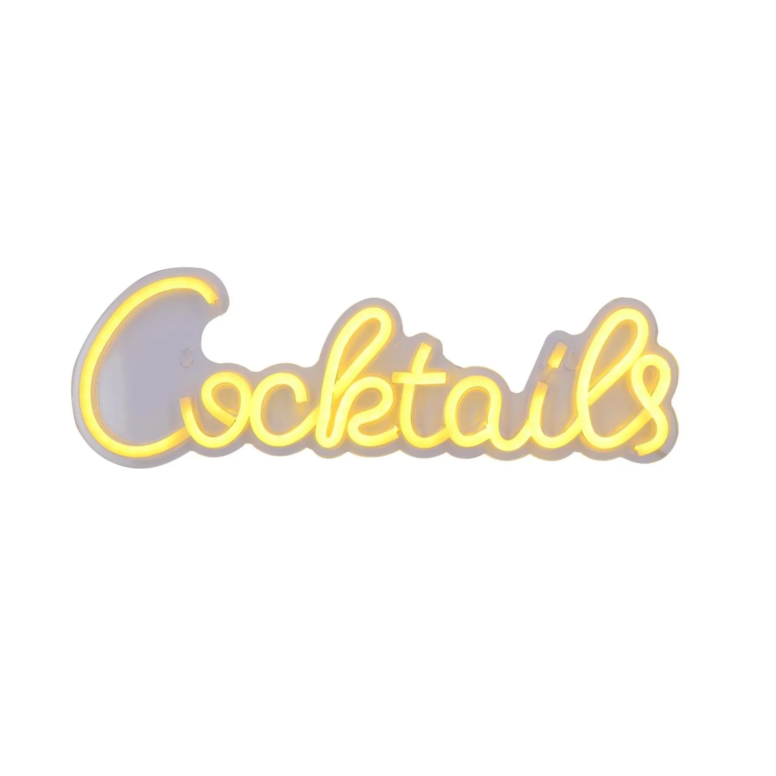 Néon COCKTAILS coloris jaune - 4MURS