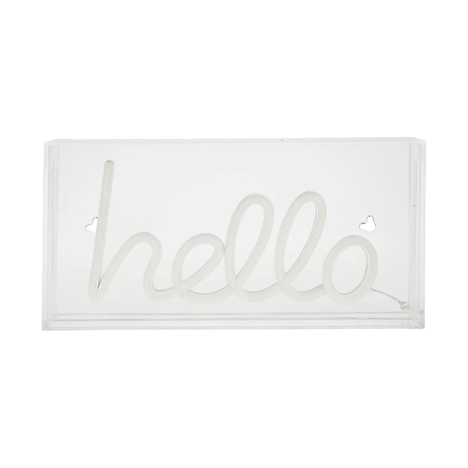 Néon HELLO coloris blanc chaud - 4MURS