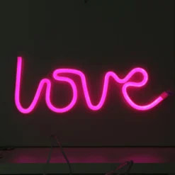 Néon LOVE coloris rose - 4MURS
