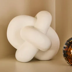 Objet déco KNOTTY coloris blanc - 4MURS