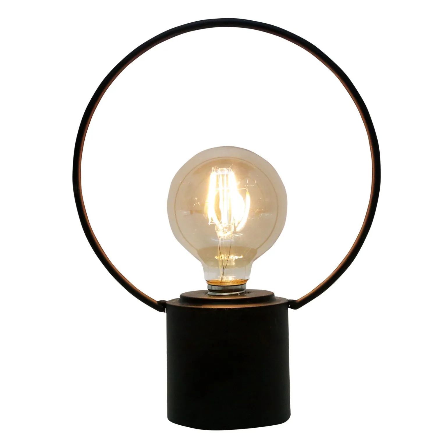 Objet lumineux ADDISON coloris noir 26,5 x 20 cm - 4MURS