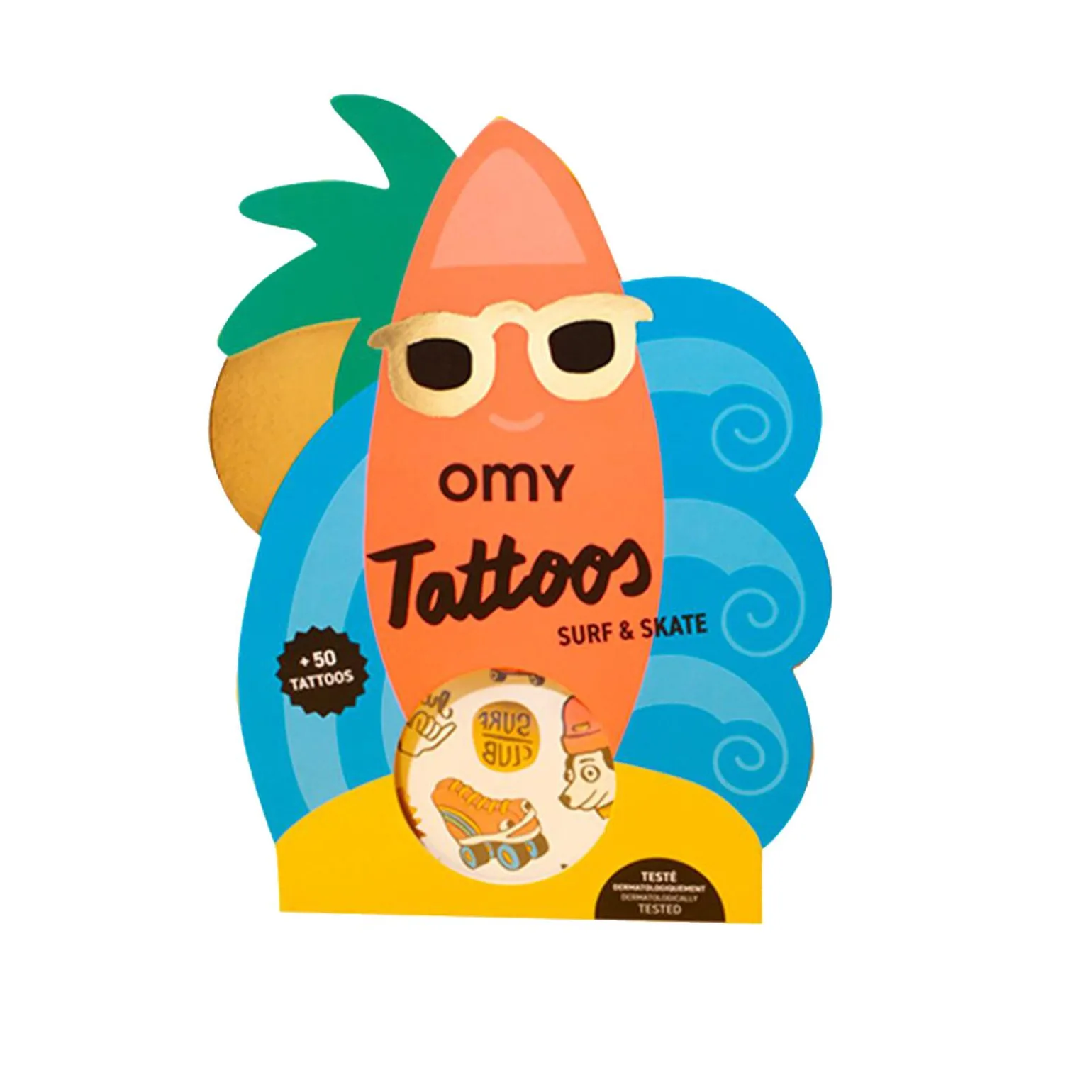 OMY Kit TATTOOS SURF AND SKATE - 4MURS