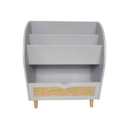 Ostaria Bibliothèque Enfant EZRA coloris gris souris - 4MURS