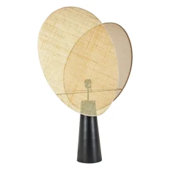 Ostaria Lampadaire ALMERIA coloris noir/beige - 4MURS