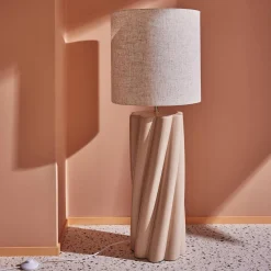 Ostaria Lampadaire TWIST coloris beige - 4MURS