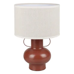 Ostaria Lampe à poser AMPHORE coloris terracotta 33 x 22 cm - 4MURS
