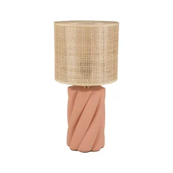 Ostaria Lampe à poser TWIST coloris terracotta 43 x 20 cm - 4MURS