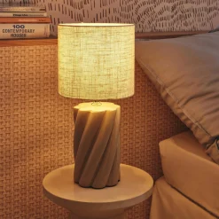 Ostaria Lampe à poser TWIST coloris beige 44 x 21 cm - 4MURS