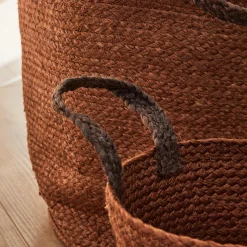 Panier BORNÉO coloris brun diamètre 22 cm - 4MURS