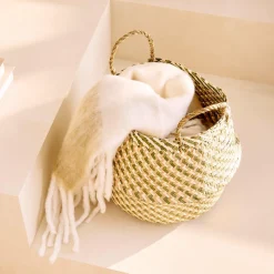 Panier ELIE coloris Beige/Vert - 4MURS