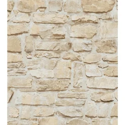 Papier peint adhésif STEEN coloris beige sable - 4MURS