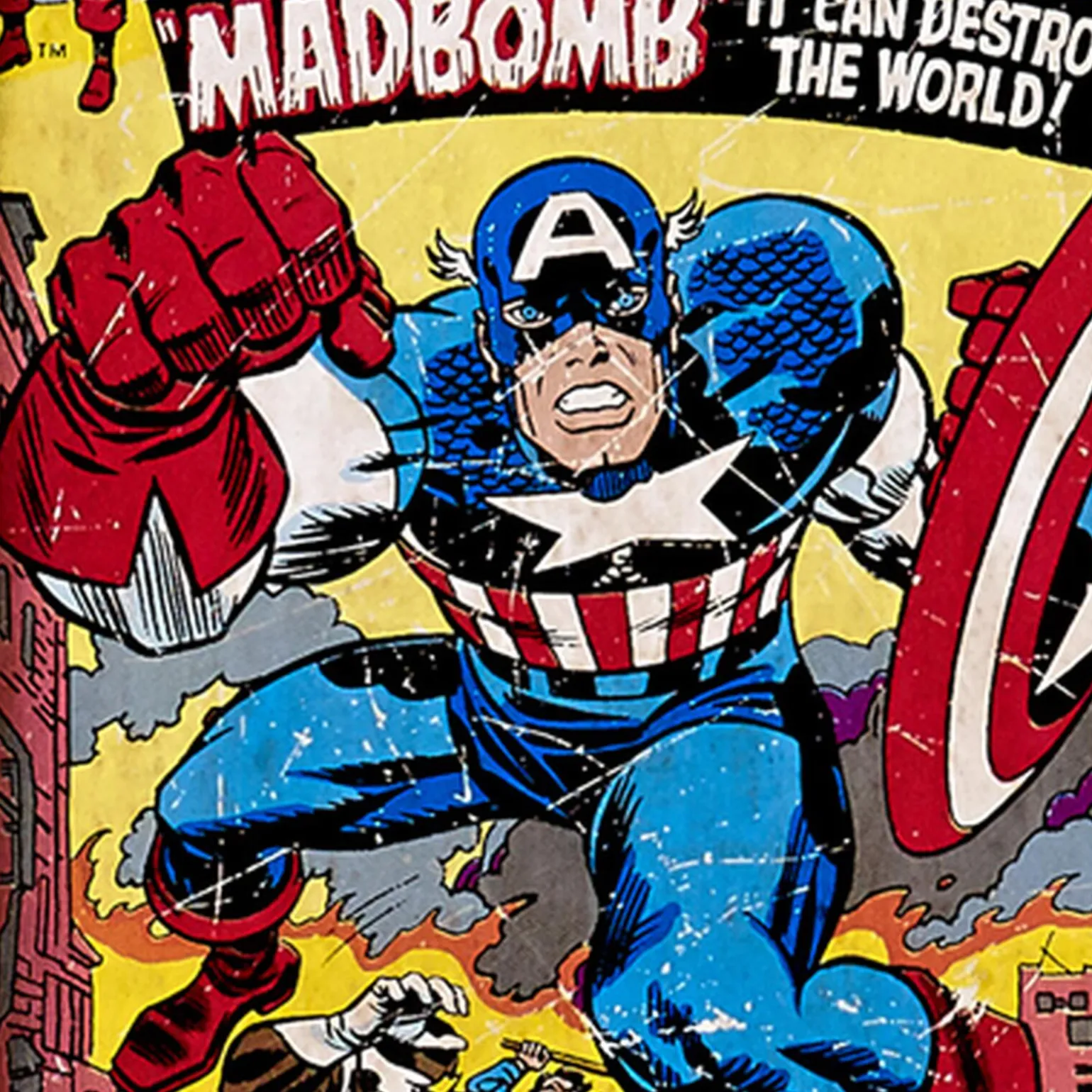 Papier peint HEROS MARVEL coloris multicolore - 4MURS