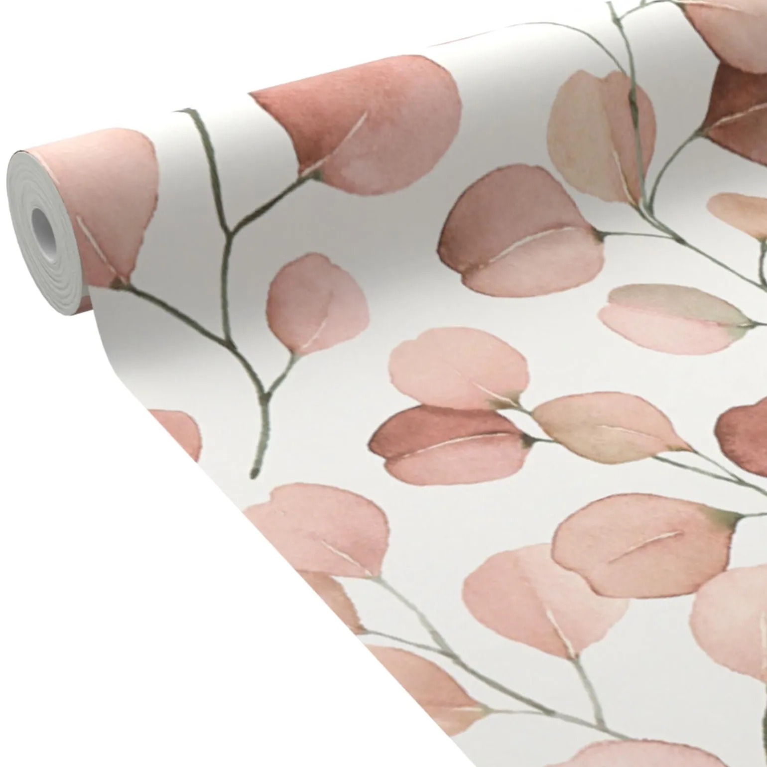 Papier peint intissé ADELIE coloris rose poudré - 4MURS