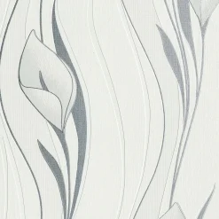 Papier peint intissé ARUM coloris blanc - 4MURS