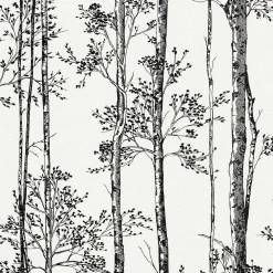 Papier peint intissé AURELE coloris blanc - 4MURS