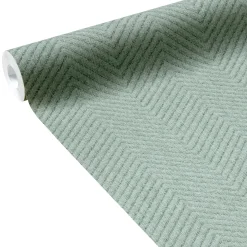 Papier peint intissé BABETH coloris vert de gris - 4MURS